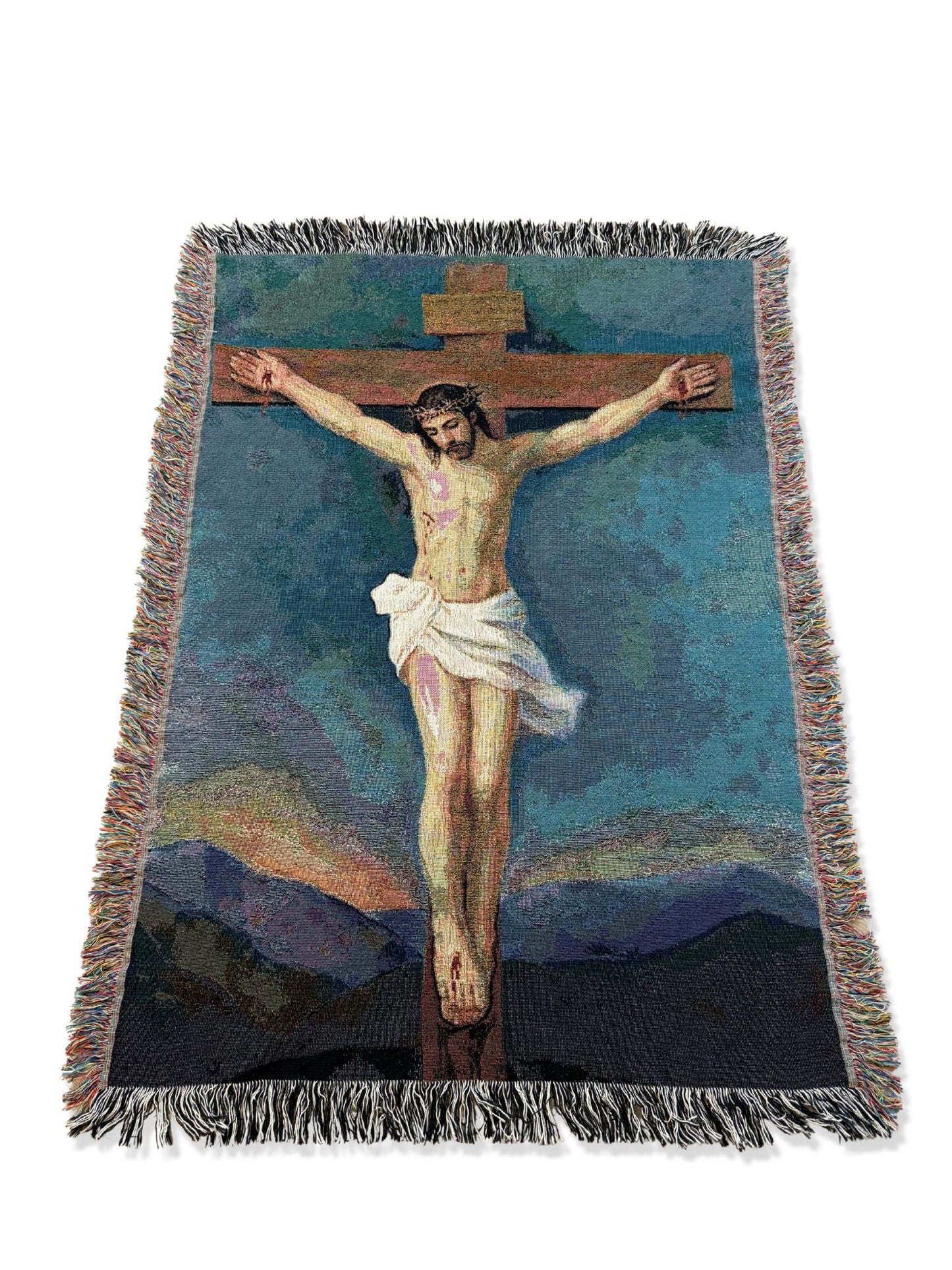 Handmade Woven Christian Blankets